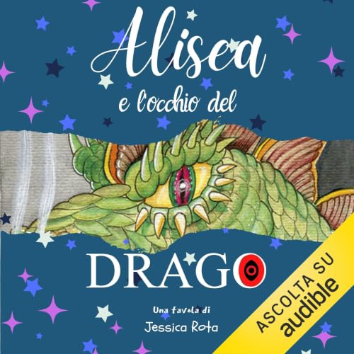 Diseño de la portada del título Alisea e l'occhio del drago
