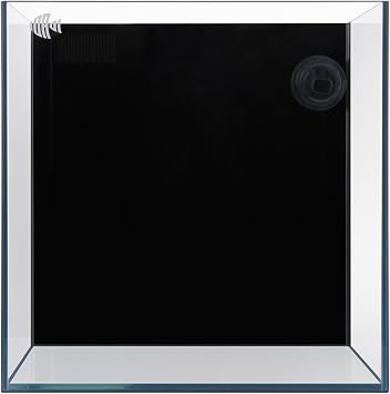 Coralland 8-Gallon Saltwater Aquarium - Ultra Clear Low Iron Glass, 45 Angled Joint Design, Crystal Clear Viewing, Perfect for Marine Fish & Reef Tanks & Freshwater
