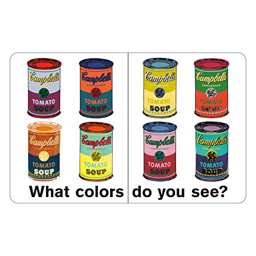 Andy Warhol What Colors Do You See? Board Book: Mudpuppy