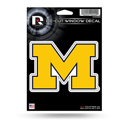 Rico Industries NCAA Michigan Wolverines Medium Die Cut Decal