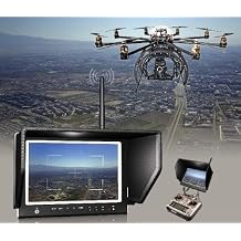 LILLIPUT 7" 664/w FPV Slim Monitor with 5.8ghz 8 Channel Wireless Receiver IPS Screen 1280x800 Fpv Monitor W/sunhood FPV Monitor or Aero Photography 169 or 43 Adjustable Display Ratio, No Blue Screen Outdoor Aerial Fly Wireless Camera System High Resolution1280x800,178 Wide Angle By Only USA OFFICIAL Sellerviviteq INC