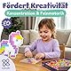 molinoRC Große Bügelperlen 10mm (1000 Stück) - XL Bügelperlen in 7 Pastell Farben - mit 30+ BONUS Vorlagen - Steckperlen groß ab 3 Jahren - aus hochwertigem Kunststoff für einfaches Bügeln & Basteln
