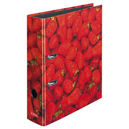herlitz Ordner A4 8 cm Rückenbreite Erdbeeren 1 Stück