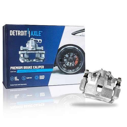 Image of Detroit Axle - Front Left Disc Brake Caliper with Bracket Replacement | for 2013-2016 Hyundai Elantra Coupe