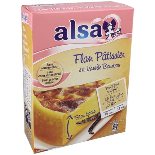 Flan pâtissier ALSA vanille bourbon la solution rapide pour gâteau sans conservateur réussi