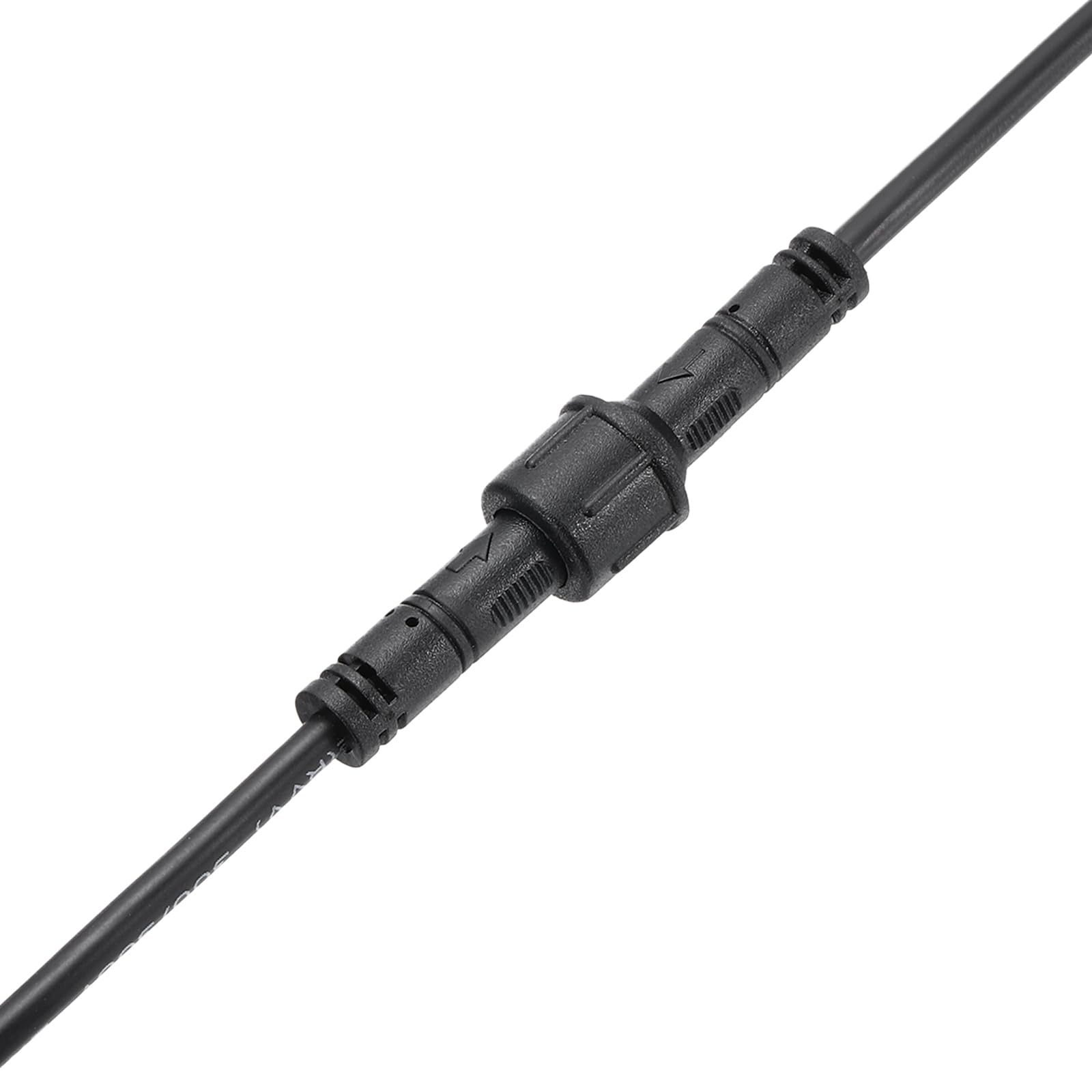 PATIKIL 9.84Ft 2 Pin Extension Cable Wire, 22AWG Waterproof IP67 Connector with Male and Female at Both Ends for LED Strips, Black - Image 4