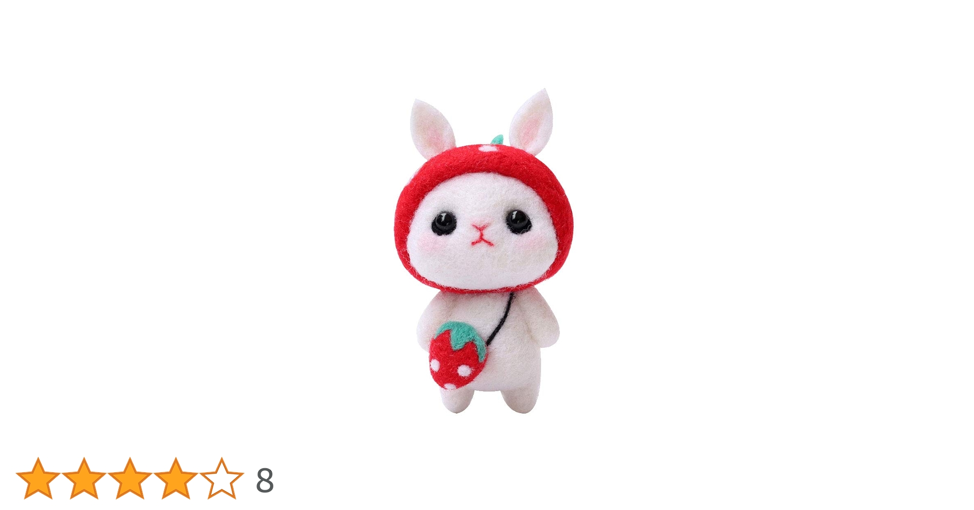 yofugetu作家 羊毛フェルト テディベア ハンドメンド ぬいぐるみ うさぎ Amazon.co.jp: 羊毛フェルトキット 初心者 ウサギ かわいい