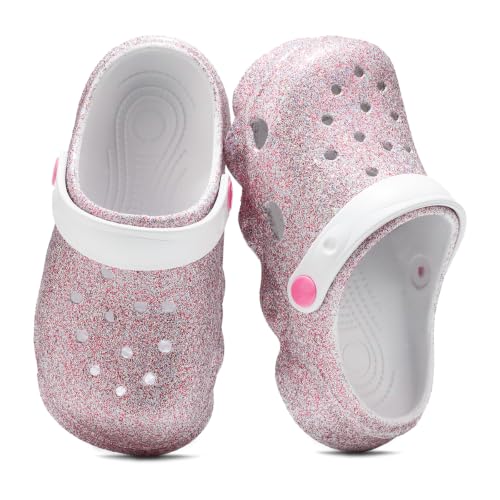 Image of Girls' Clogs for Toddlers & Kids Lightweight Garden Shoes Breathable Slip-on Slides Sandals Slippers Children's Beach Water Shoes