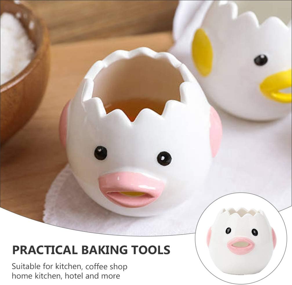 Cute Ceramic Egg Separators 2 Pcs for Yolk and White