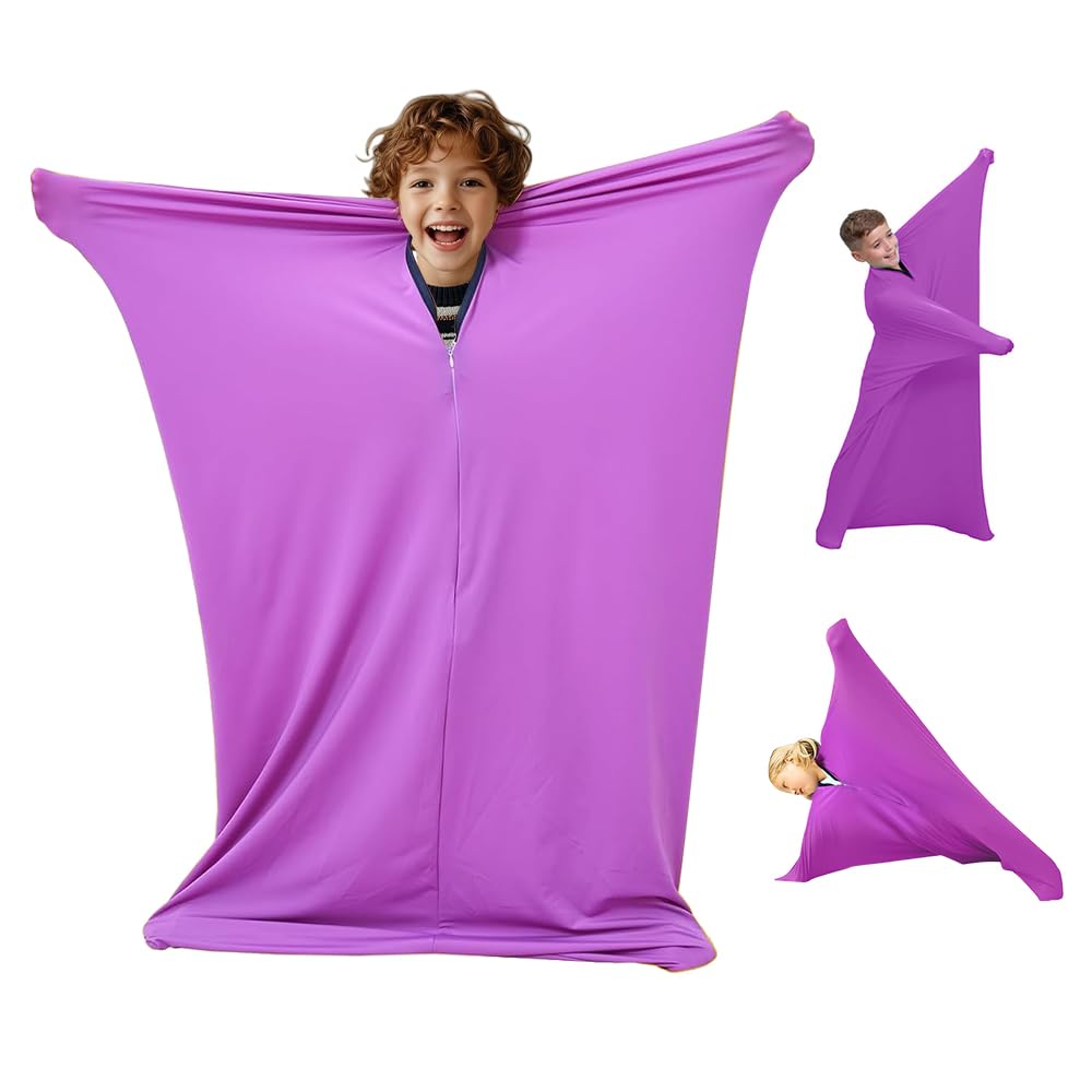 Sensory Body Sock, 47" x 27" Full-Body Wrap Stretchy Body Sox