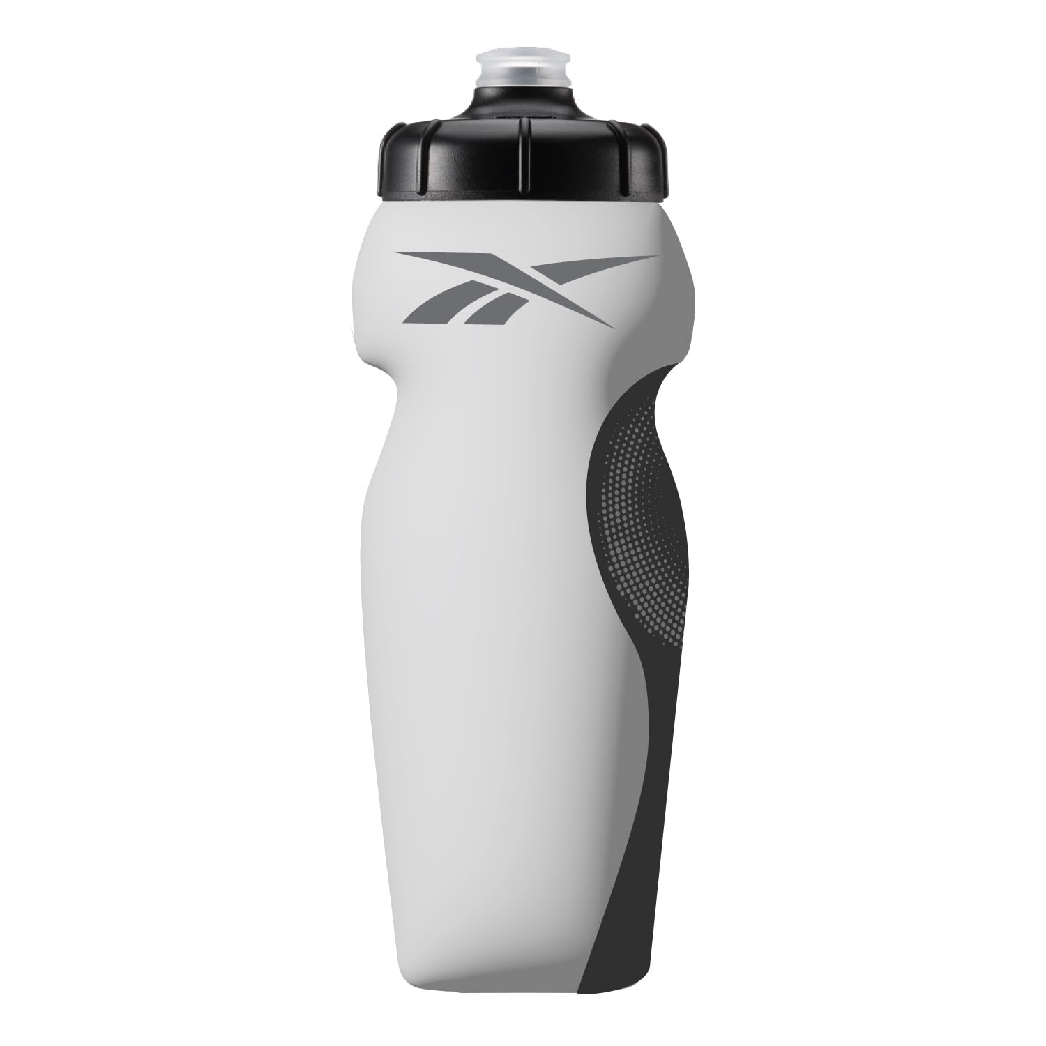 ReebokSqueeze Water Bottles With Athletic Design - Water Bottle 24 oz - Sports Water Bottle - Reusable Water Bottle For Gym, Running, Hiking etc, BPA Free (White)