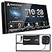 Kenwood Excelon DNX997XR 6.8" Capacitive Touch Panel Navigation DVD Receiver Bluetooth HD Radio | High Definition Display | Apple CarPlay Android Auto | Plus SiriusXM SXV300v1 Connect Satellite Radio -  DNX997-SXM