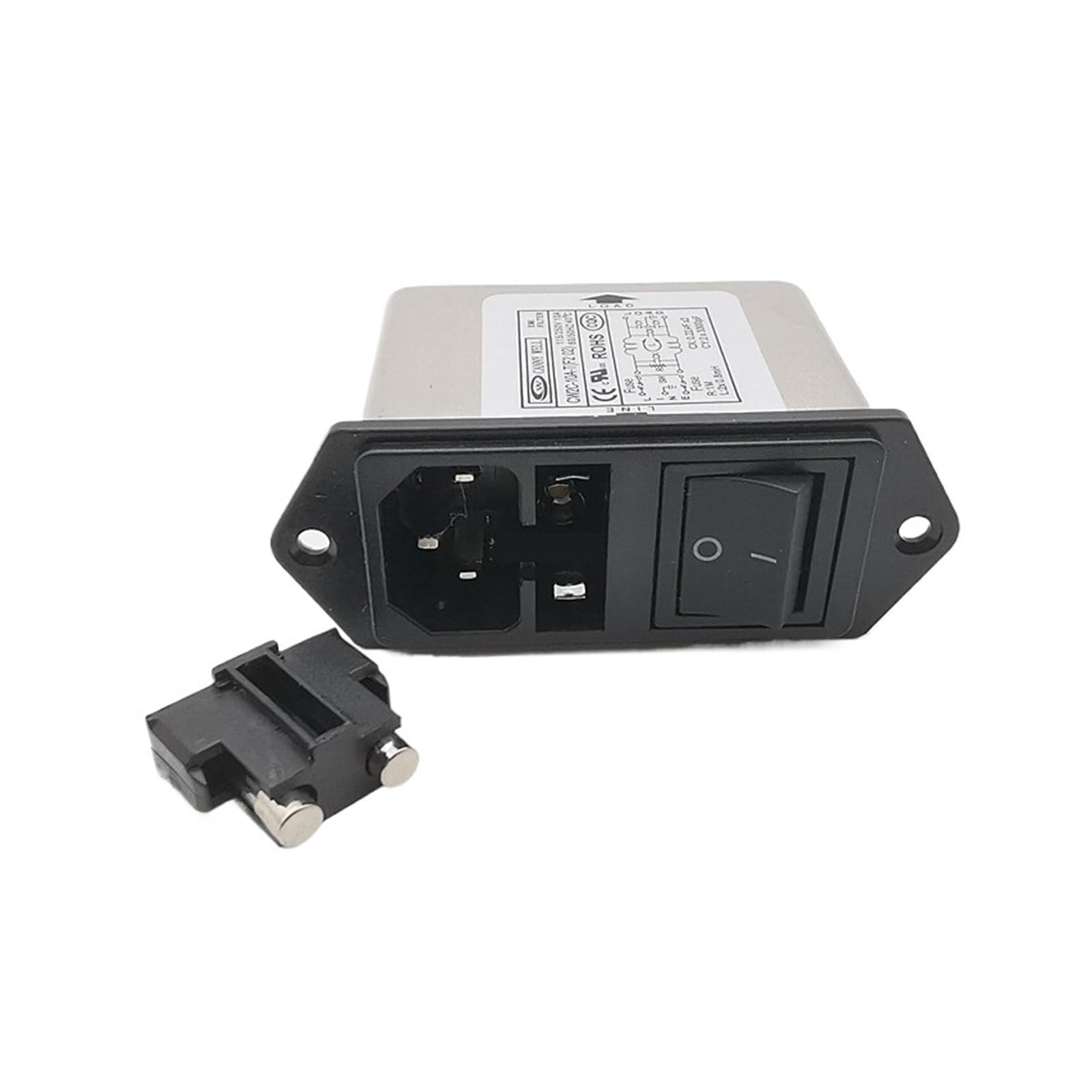 0P7br328b One Color With Switch Fuse Filter Cw2c-10A-T 10A Ac Power(Cw2c-06A-T F2 02 6A)