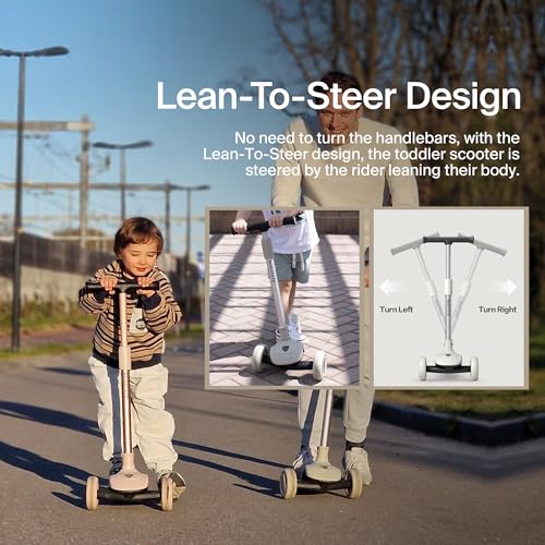 Image of 3 Wheel Scooter for Kids 3-18, 2 Riding Modes,4 Heights, Foldable