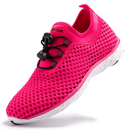 Image of Women's Quick Drying Aqua Water Shoes,3-Second Drainage & All-Terrain for Swimming,Hiking,Yoga