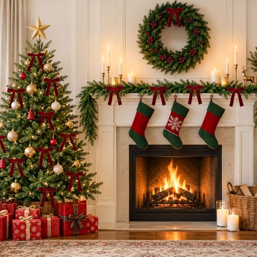 24-Count Der Rose 5 x7 Pre-Tied Velvet Christmas Tree Bows 6.49 + Free Shipping w/ Prime or on 35+ + 50% Off Code HOCZ3N01 - image 5