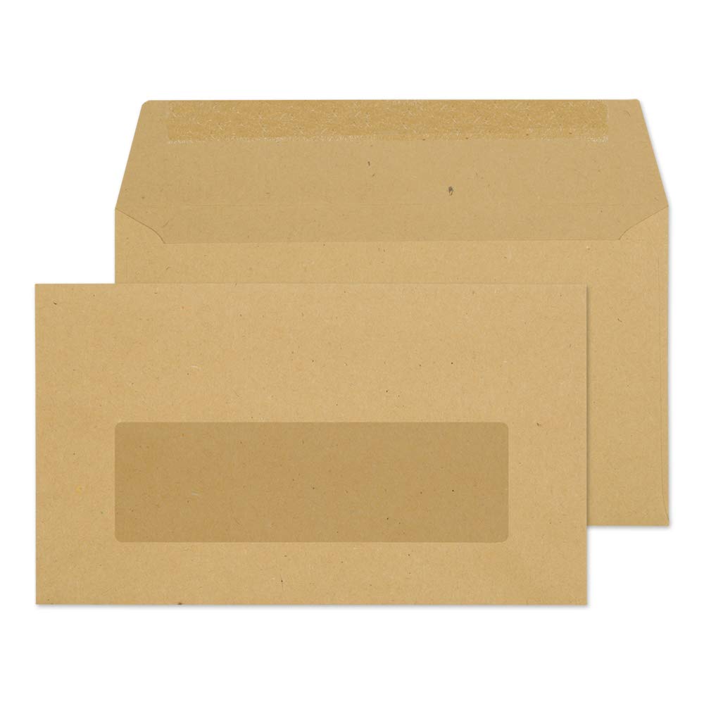 ValueX Everyday Envelopes Manilla Wallet Centre Window Gummed 70gsm