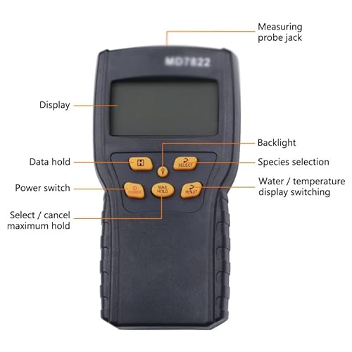 Getreidemesser LCD Display Feuchtigkeitsprüfer enthält Weizenmais, Reis, Wasser, Feuchtigkeitsprüfer – Bild 3