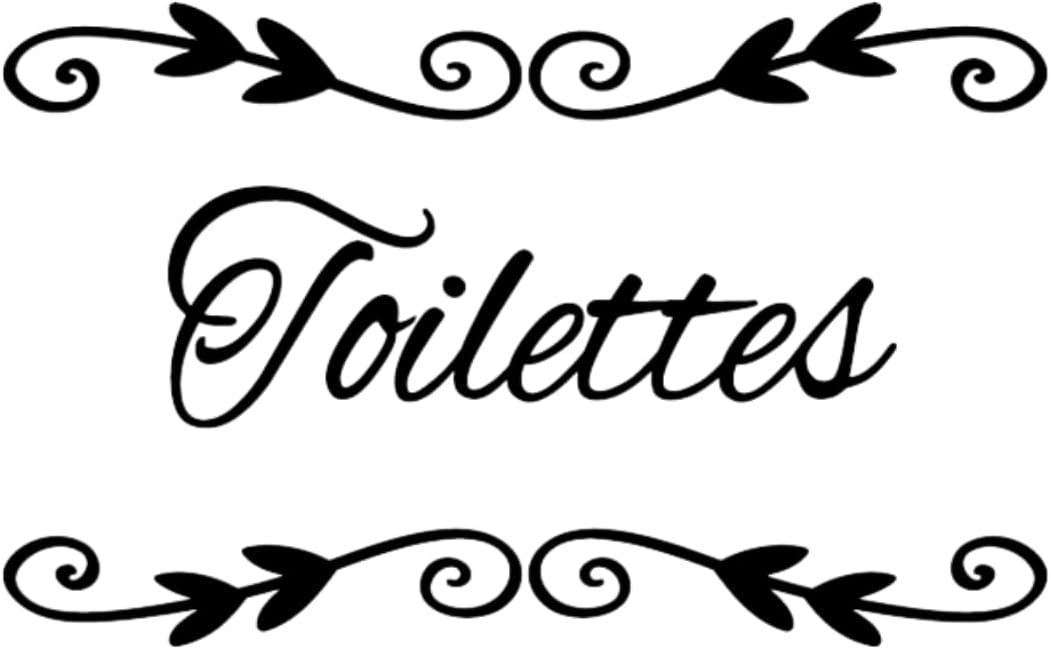 Aulley Mesdames Messieurs Toilettes WC Salle de bains Signe de la porte