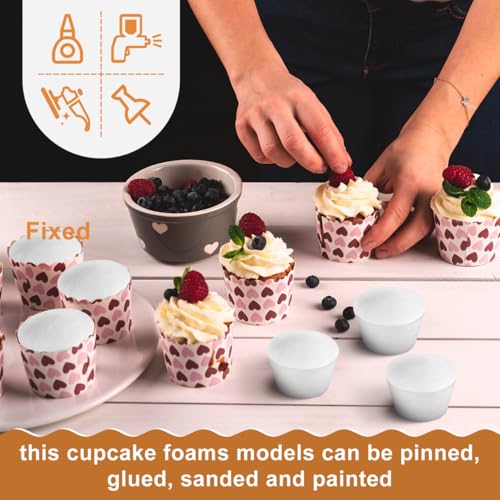 Modèle de gâteau en polystyrène blanc pour réussir vos décors de table légers