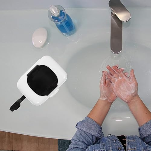 Miniatura 8 de Healifty Dispensador de toallitas para bebé, dispensador de toallitas para bebé, cochecito de viaje al aire libre, caja de toallitas húmedas,