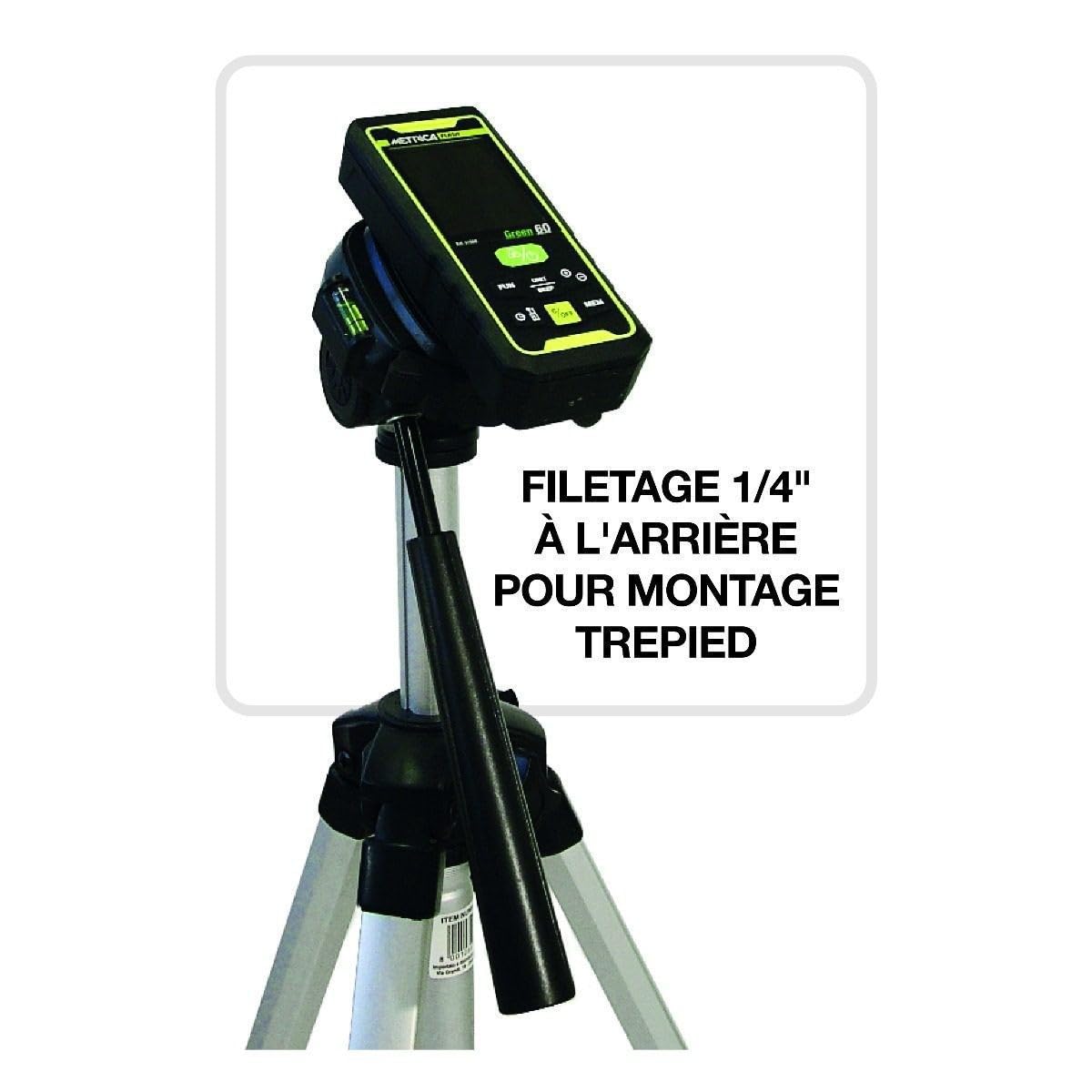 METRICA GREEN 100 DISTANZIOMETRO LASER VERDE MISURATORE METRO DISTANZA DIGITALE