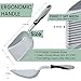 iPrimio Cat Litter Scooper Deep Shovel with Holder - (Silver XL) - Non-Stick Pooper Scooper Shovel Kitty Litter Sifter - Patented Solid Aluminum Poop Scoopers with Long Handle, Easy Grip, Pet Supplies