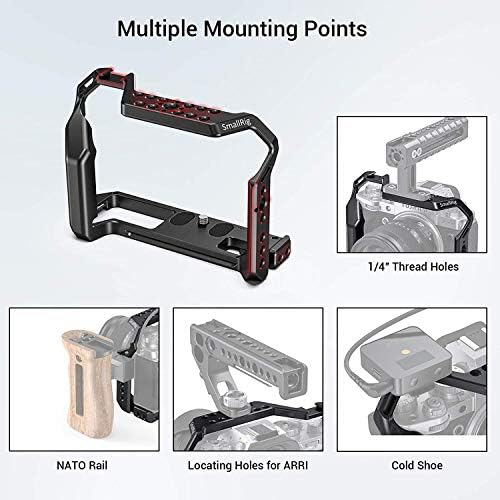 SMALLRIG X-T4 Camera Cage with Integrated Handgrip for FUJIFILM X-T4 Cameras - CCF2808