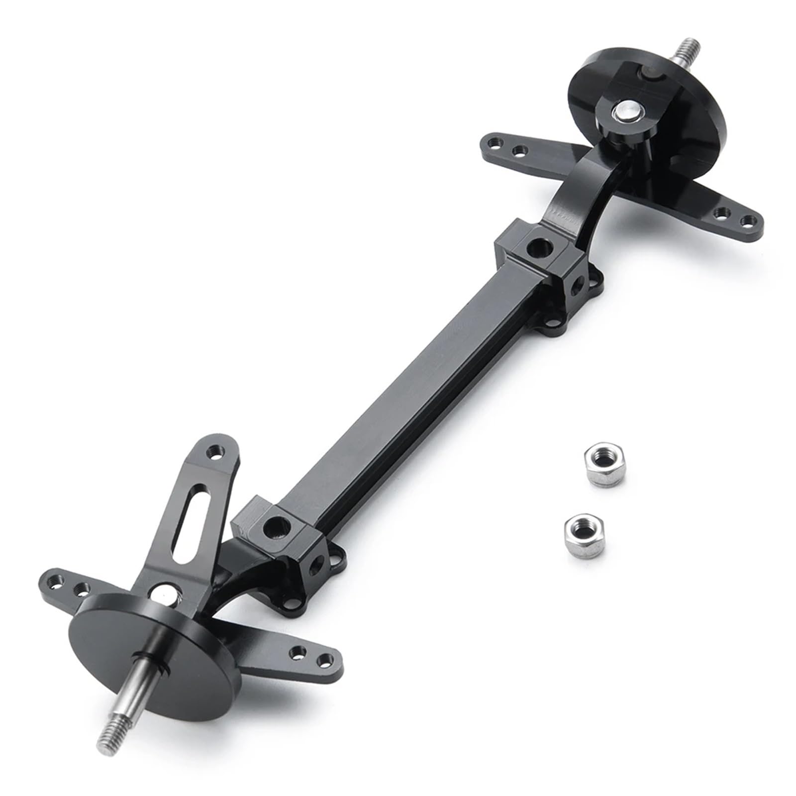 Pour Tamiya 1/14 Métal Biellette Direction D'essieu Avant Camion Tracteur RC Avec Remorque Cargo Pièces Rechange Composants