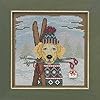 Mill Hill Ski Dog Beaded Counted Cross Stitch Kit Buttons & Beads 2022 Winter Series MH142234 #1