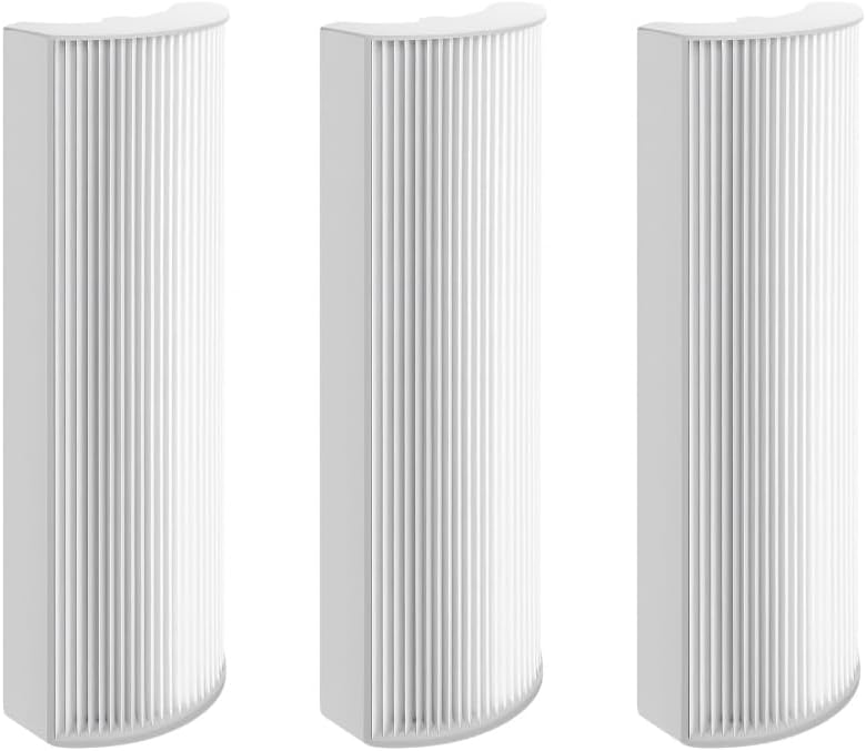 Nispira 3-packs TPP220F TPP220 Filter Replacement Compatible with Envion Therapure Air Purifier TPP220, TPP220H & TPP220M True HEPA Activated Carbon - 12.5” x 4.35” x 2.1”