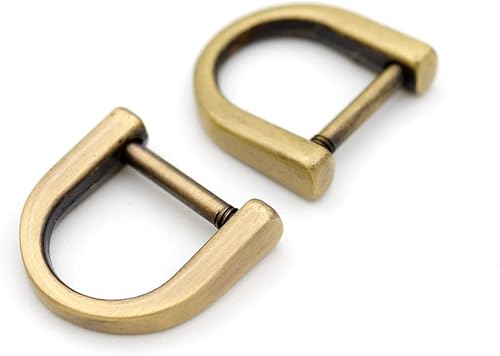 Miniatura 10 de CRAFTMEMORE Pequeños anillos en D para llavero con cremallera, correa de paracaídas, correa interior de 38 pulgadas, 5 piezas (plata)