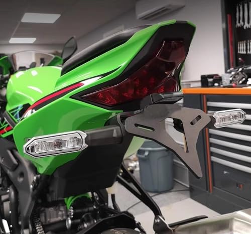 Support Plaque Immatriculation Moto Fluide pour Kawasaki Ninja ZX-6R 2024