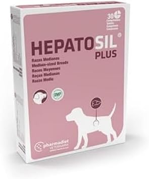 Hepatosil Plus para Razas Medianas 30 Cápsulas