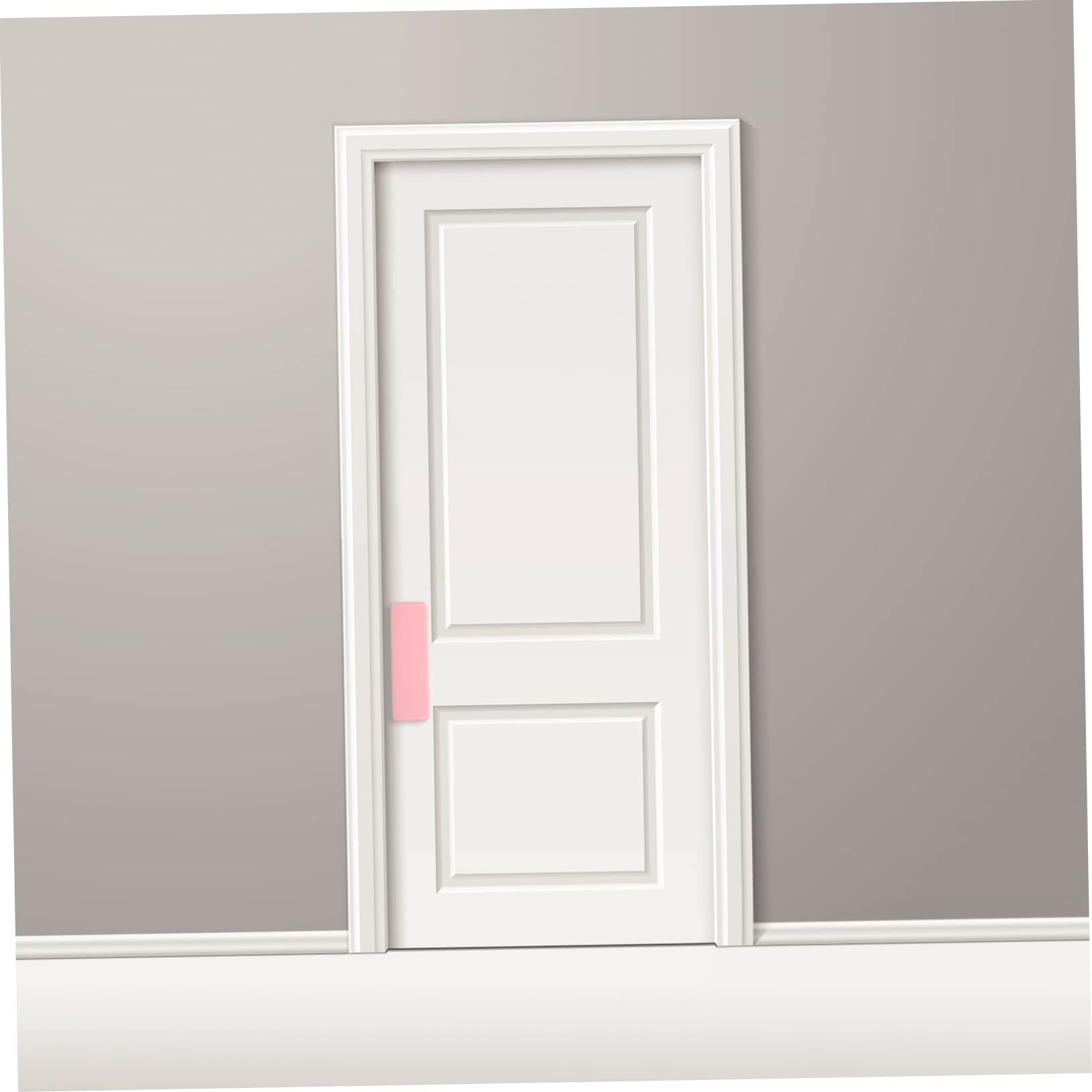 Yardenfun Modern Design Solid Wood Door Handles 2pcs Cabinet Pulls 64mm Hole Distance Practical for Drawer