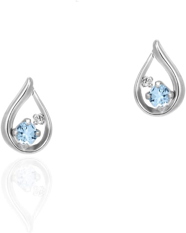 4℃ (ヨンドシー) アクアマリン×ダイヤモンド K10ホワイトゴー 4℃ (ヨンドシー) アクアマリン×ダイヤモンド K10ホワイトゴー