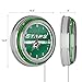 Trademark Global NHL Chrome Double Rung Neon Clock - Dallas Stars