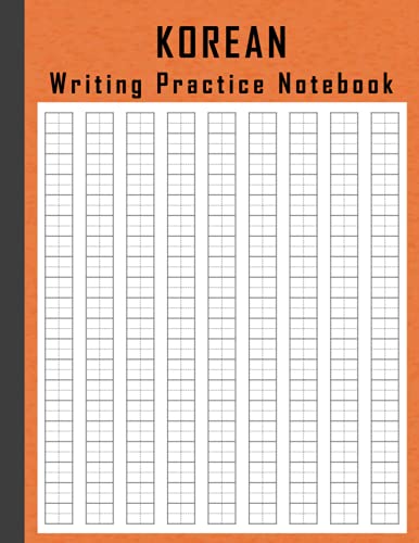 KOREAN Writing Practice Notebook: korean language learning book - learning korean for beginners - Hangul Writing Practice Workbook
