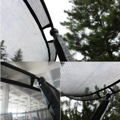 Outdoor Trampoline Safety Net, Breathable Protective Enclosure for Kids, Durable Injury Prevention Mesh, Ideal for Backyard Play, Secure Trampoline Accessories