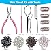 Hair Tinsel - 20 Colors Hair Tinsel Kit - 8000 Strands 48 Inch Glitter Tinsel Hair Extensions with Tools - Heat Resistant Sparkling Fairy Hair Accessories for Girls & Women