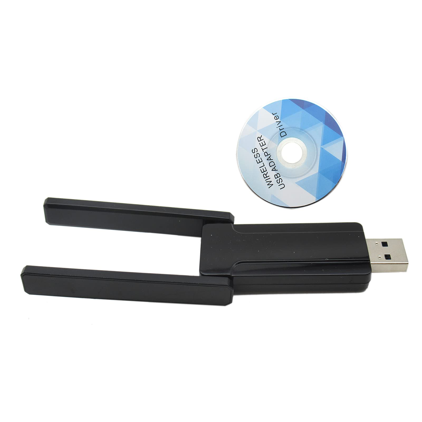 1300Mbps 2.4G/5G USB 3.0 WiFi Adapter w/Antenna for Desktop/Mac/Laptop