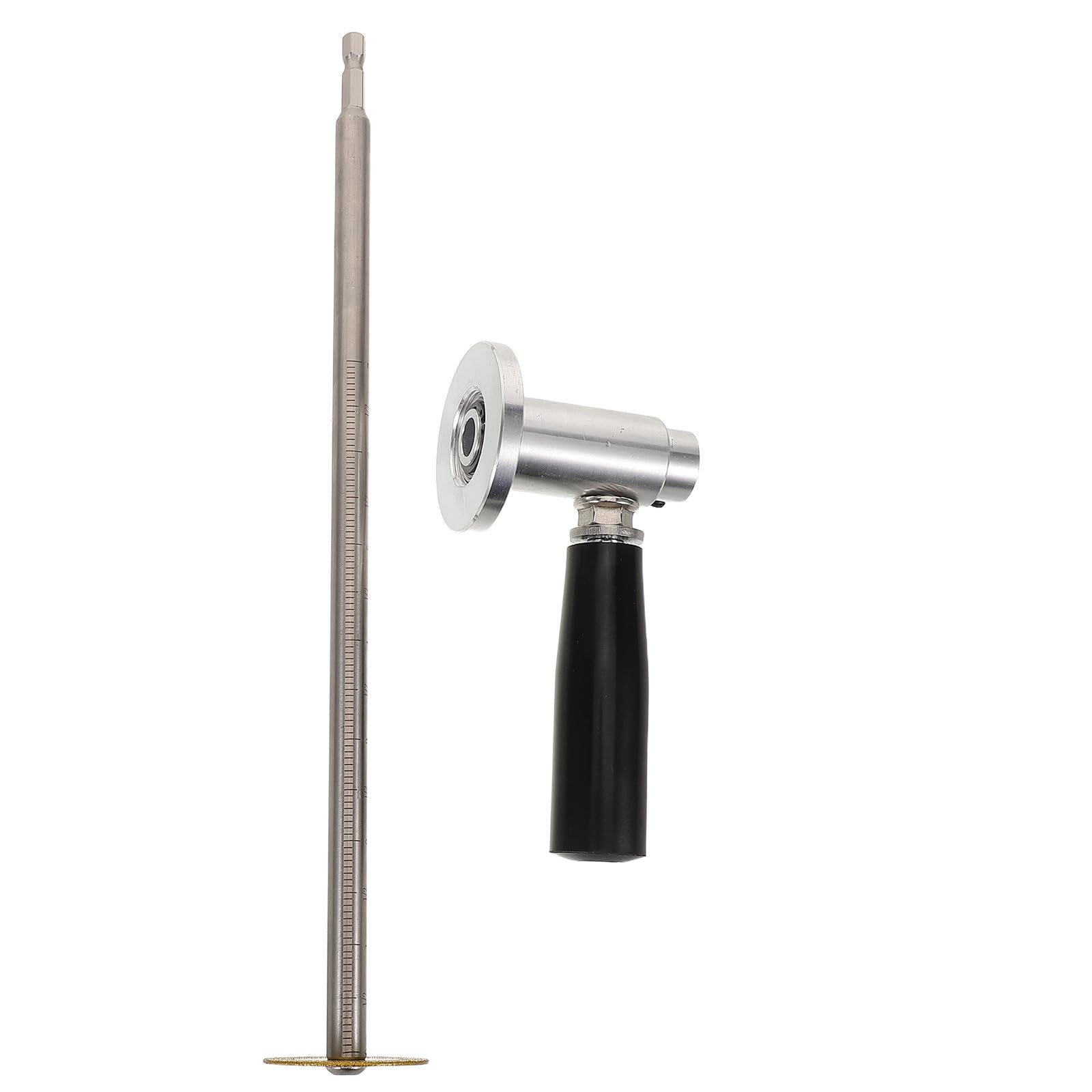 Coupe-tuyau Interne Argenté, Outil Portable à Échelle de Précision | Acier Inoxydable, Alliage D'aluminium et Plastique, Usage Intérieur pour Rénovations Domestiques, Ajustement de Longueur