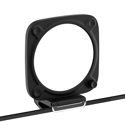 Elgato Key Light Neo (Black) – Professional Video Call Light, No Glare, Adjustable Monitor Mount, Manual or Wi-Fi Control, Office/Streaming, Teams/Zoom/Slack/Twitch/YouTube – Laptop, PC, Mac - Black - Monitor Mount