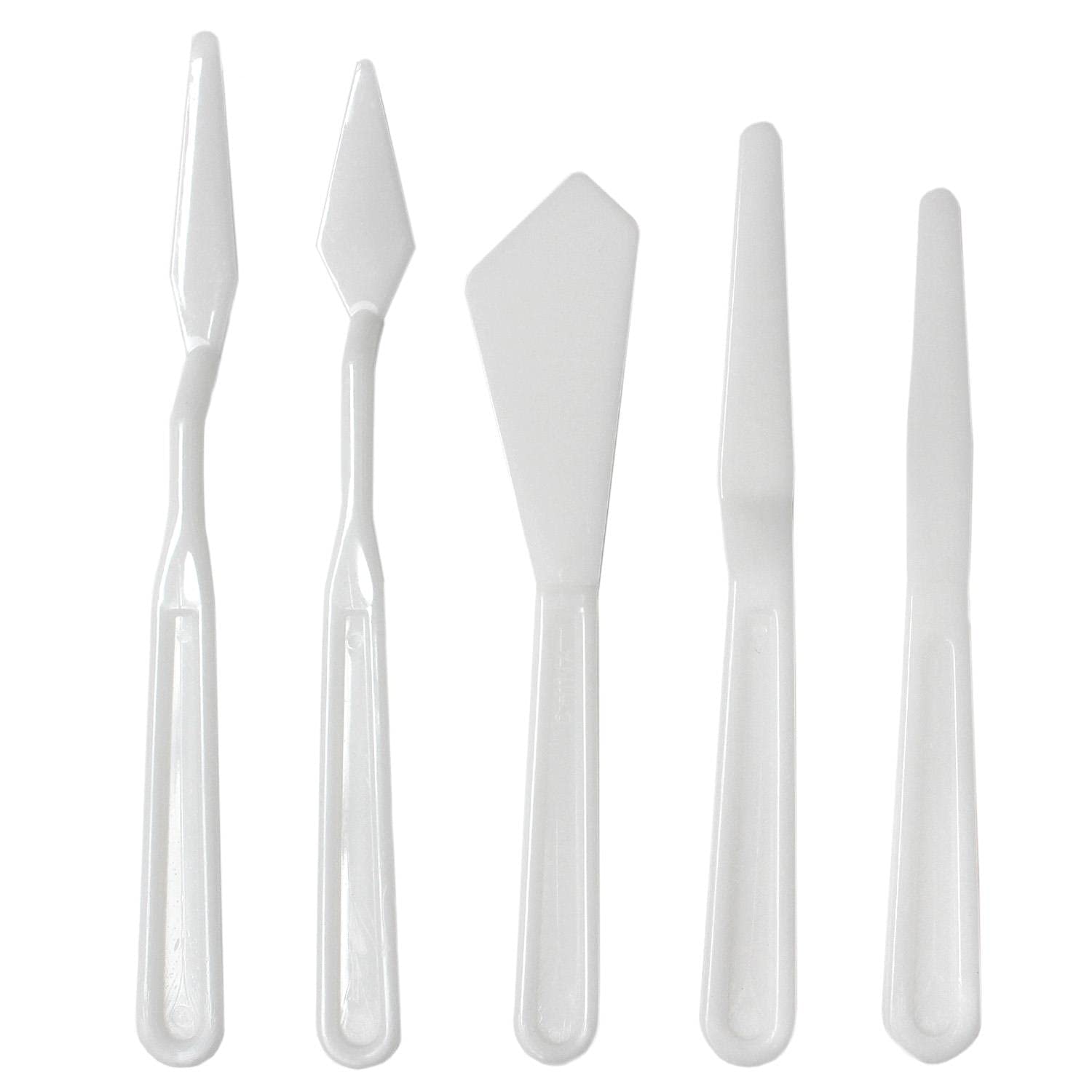 Plastic Palette Knife Set - 5pcs
