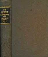 The national Formulary Seventh Edition official from November 1, 1942 (7th) VII B000LC6IR6 Book Cover