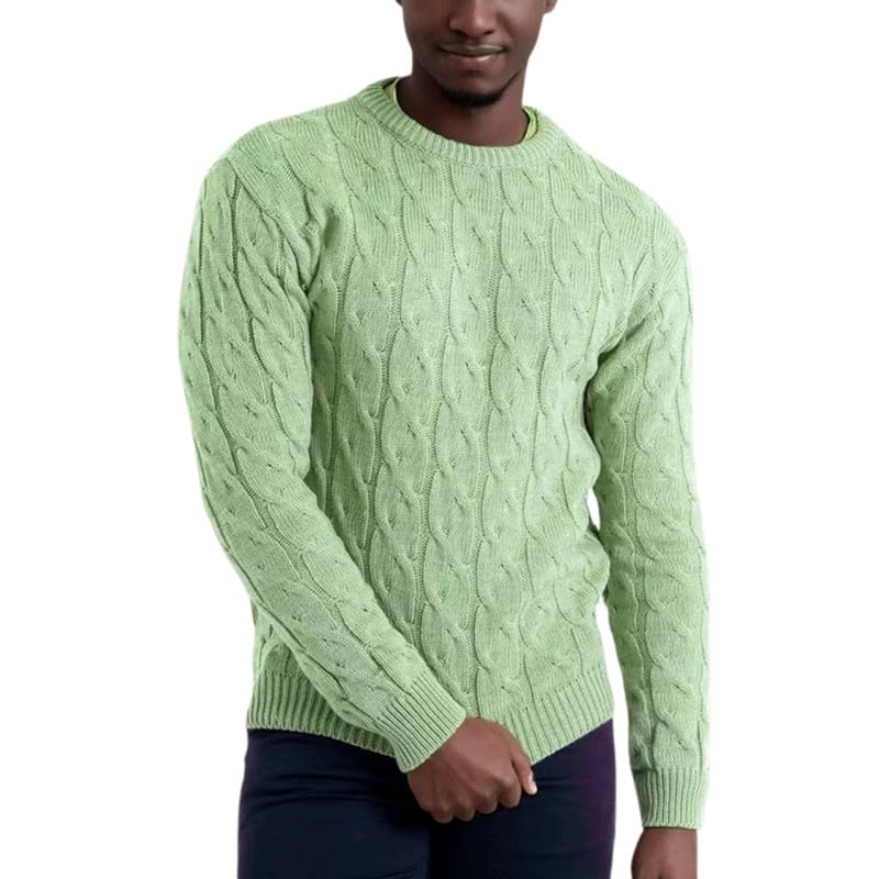 mht by mohit Men's Loose Fit Round Neck Sweater with Pleated Design for Autumn and Winter Sweater-picture-10