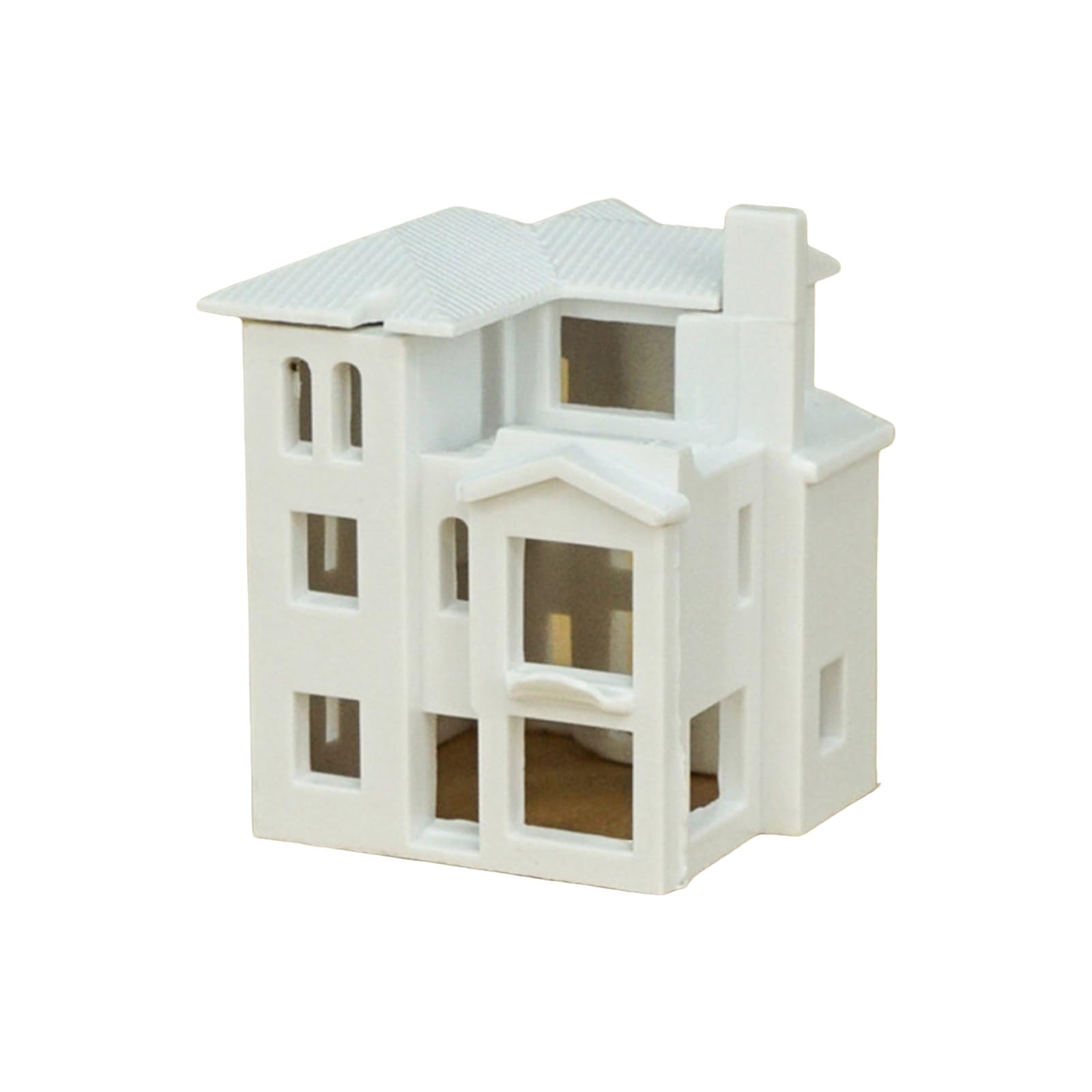 Maxtonser N Scale 1:500 Villas Building Assembling Model Outland Realisms Scene Sand Table Building Model for Diys Sprays Painting