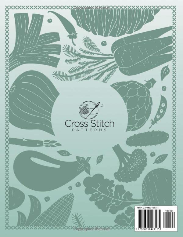 Miniatura 2 de Custom Cross Stitch Pattern, Empire Of Vegetables Unique & Original Custom Counted Cross Stitch Patterns