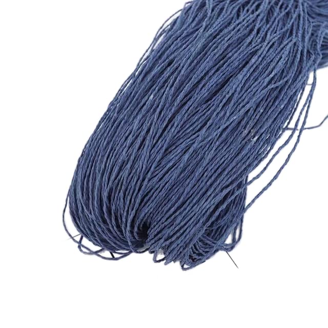 GHKL500g 400m Raffia Paper Yarn For Crochet Natural Diy Paper Straw Yarn For Knitting Handbag Purse Basket Rattan Line Thread
