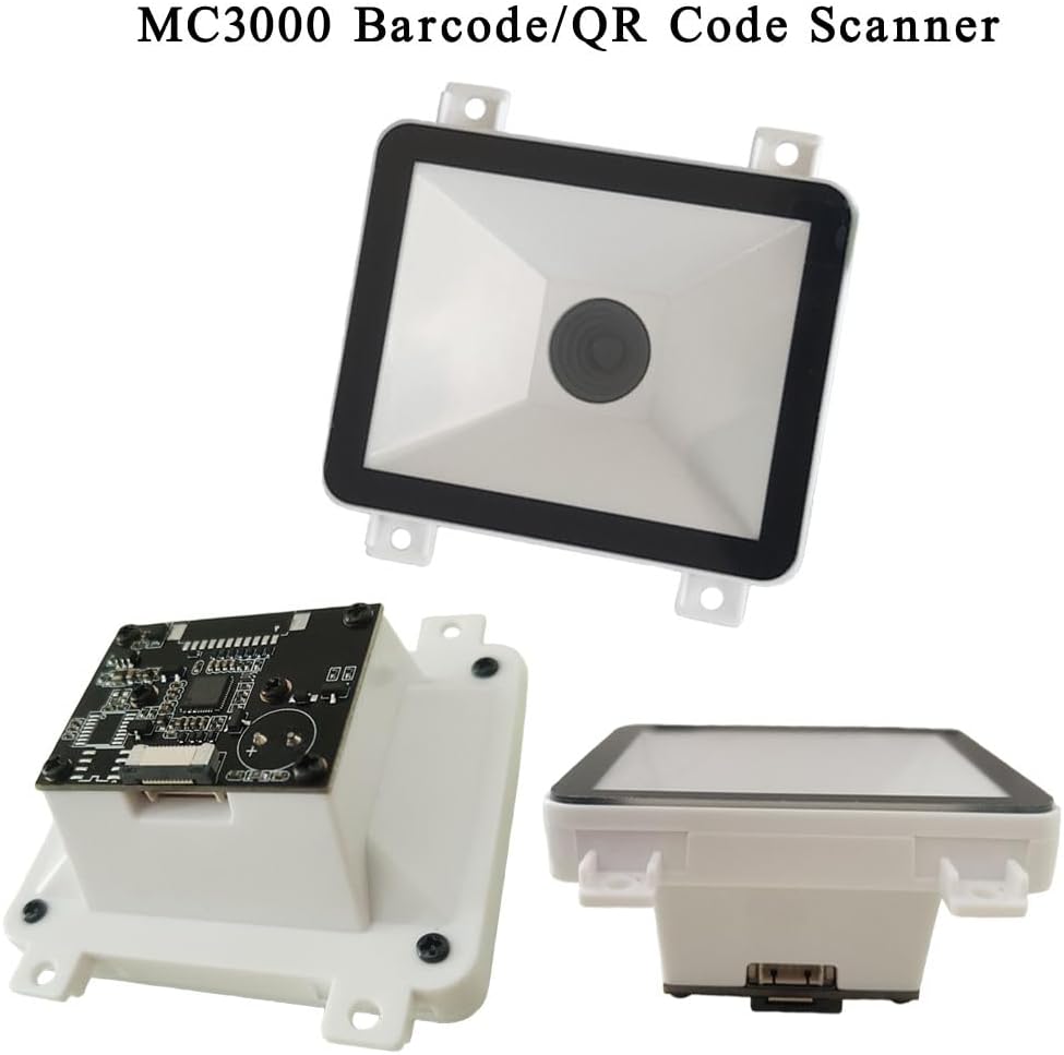 Embedded QR Code Scanning Module USB and UART Serial Port Barcode Scanner Identification Module Bar Code Reader for Access Control, Locker Scan Code Payment etc